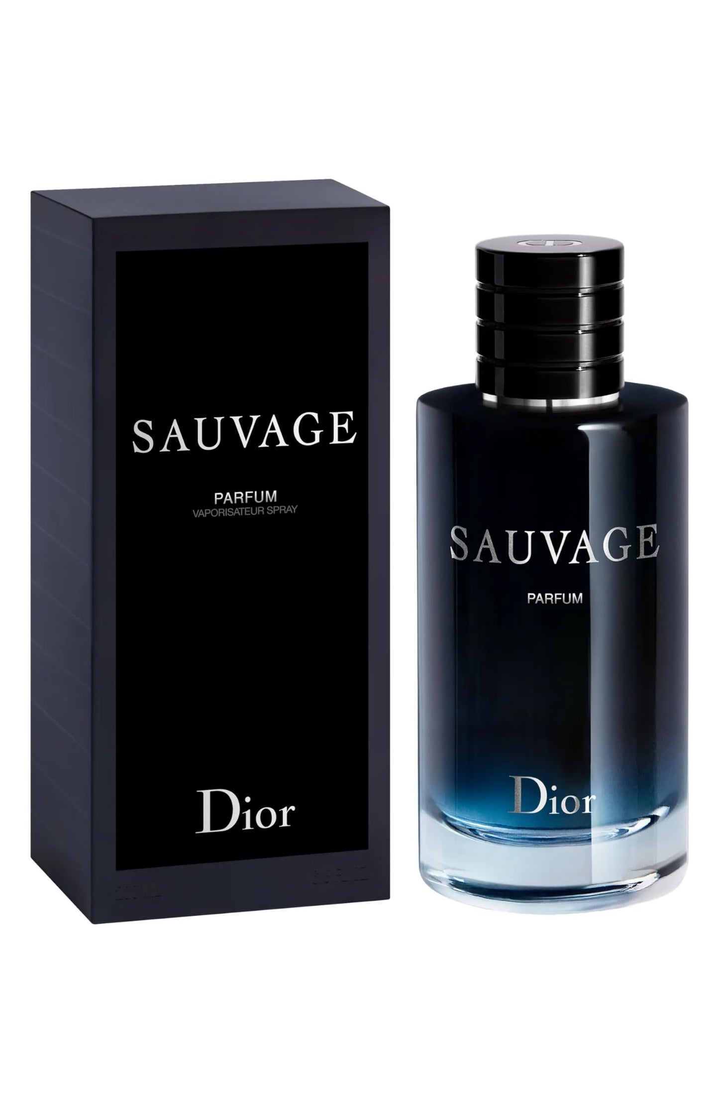 Dior Sauvage Parfum Spray for Men 2.0 Ounces, clear