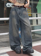 OYICAI Womens Baggy Jeans Wide Leg Denim Pants Y2k 90s Vintage Hip Hop Loose Long Trousers Streetwear High Waist Retro Casual 2000s Oversized Extreme Motion Jinco Skater,H28 Black,Large