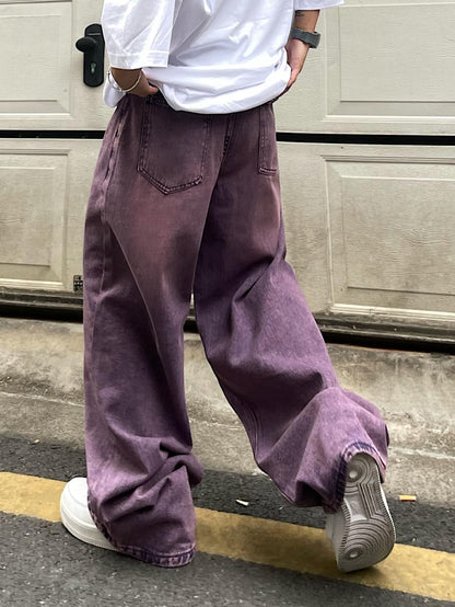 OYICAI Womens Baggy Jeans Wide Leg Denim Pants Y2k 90s Vintage Hip Hop Loose Long Trousers Streetwear High Waist Retro Casual 2000s Oversized Extreme Motion Jinco Skater,H28 Black,Large
