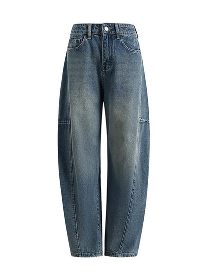EMMIOL Women Hip Hop Baggy Jeans Wide Leg Mid-Low Waist Jeans Loose Boyfriends Pants 90s Vintage Denim Pants,Back-to-School Outfit